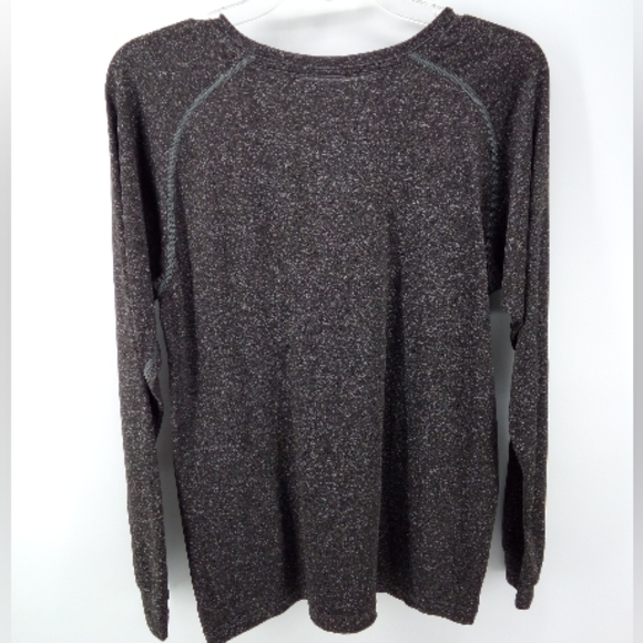 adidas Iowa Hawkeyes Dark Gray Burnout Workout Long Sleeve Top Climalite L 14 16 - Picture 4 of 8